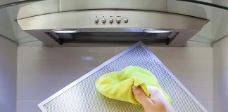 Cum să cureți rapid hota de bucătărie fără substanțe toxice